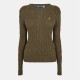 пуловер,дамски,плетени,дрехи,polo,ralph,lauren,women's,cable,knit,jumper,harvest,olive