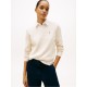 дамски,пуловер,дамски,плетени,дрехи,tommy,hilfiger,womens,cable,knit,jumper,heather,ivory