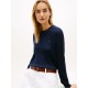 дамски,пуловер,дамски,плетени,дрехи,tommy,hilfiger,womens,cable,knit,jumper,dark,night,navy