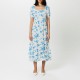 дамска,рокля,дамски,поли,и,рокли,vero,moda,women,s,linen,milkmaid,dress,ibiza,blue,aop