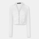 missy,empire,structured,fitted,shirt,womens,white