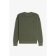 пуловер,мъжки,пуловери,fred,perry,crew,neck,jumper,wrth,green,x21