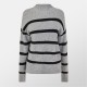 пуловер,дамски,плетени,дрехи,vila,women's,viril,rib,crew,neck,jumper,medium,grey