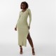 рокля,дамски,плетени,дрехи,jack,wills,polo,maxi,dress,laurel,green