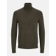 пуловер,мъжки,пуловери,jack,and,jones,men's,knitted,roll,neck,jumper,olive,night