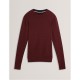 мъжки,пуловери,мъжки,тениски,ted,baker,ted,stitch,crew,neck,sn54,maroon