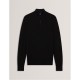 мъжки,пуловери,ted,baker,ted,merino,half,zip,sn00,black