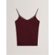 потник,дамски,топове,ted,baker,ted,chiffon,cami,ld54,oxblood