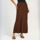 дамска,пола,brave,soul,bs,womens,polka,dot,print,maxi,skirt,brown,black