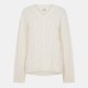 дамски,пуловер,4th,and,reckless,women,s,jordan,v,knitted,crew,neck,jumper,cream