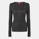дамски,пуловер,дамски,плетени,дрехи,hugo,women,s,sunessy,crew,neck,jumper,black