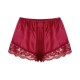 къси,панталони,дамски,пижами,dorina,lyra,satin,shorts,red