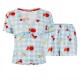 пижама,дамски,пижами,urban,threads,women's,short,sleeve,pyjama,set,blue,fruit