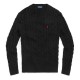 пуловер,мъжки,пуловери,polo,ralph,lauren,cable,knit,jumper,polo,black