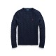 пуловер,мъжки,пуловери,polo,ralph,lauren,cable,knit,jumper,hunter,navy