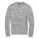 пуловер,мъжки,пуловери,polo,ralph,lauren,cable,knit,jumper,fawn,gry,htr