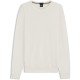 пуловер,мъжки,пуловери,boss,men,s,botto,l,01,black,classic,fit,crew,neck,jumper,open,white,131