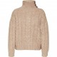 дамски,пуловер,дамски,плетени,дрехи,vero,moda,women,s,grace,crew,neck,jumper,silver,mink