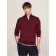 блуза,мъжки,пуловери,tommy,hilfiger,half,zip,sweater,deep,rouge