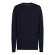 мъжки,пуловери,tommy,hilfiger,classic,cotton,cable,crew,neck,desert,sky,dw5