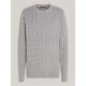 мъжки,пуловери,tommy,hilfiger,classic,cotton,cable,crew,neck,medium,grey,p91