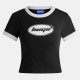 бебешка,тениска,дамски,топове,hugo,dalia,baby,ringer,t,shirt,black