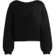 пуловер,дамски,плетени,дрехи,hugo,suvallia,jumper,black