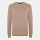 блуза,мъжки,пуловери,polo,ralph,lauren,crew,neck,knit,sweater,bronze,melange
