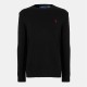 блуза,мъжки,пуловери,polo,ralph,lauren,crew,neck,knit,sweater,polo,black