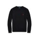 блуза,мъжки,пуловери,polo,ralph,lauren,crew,neck,knit,sweater,polo,black