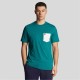 тениска,lyle,and,scott,contrast,pocket,t,shirt,green,white