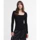 пуловер,дамски,плетени,дрехи,barbour,international,square,neck,jumper,black