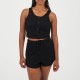 дамски,къси,панталони,дамски,пижами,brave,soul,brave,womens,cropped,vest,and,matching,shorts,lounge,set,black