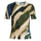 бебешка,тениска,дамски,топове,dkny,women,s,printed,mix,rib,crew,neck,short,sleeve,slim,fit,baby,t,shirt,brushed,rversde