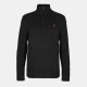 пуловер,мъжки,пуловери,polo,ralph,lauren,mesh,knit,cotton,quarter,zip,jumper,polo,black
