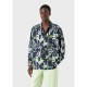 риза,с,дълъг,ръкав,emporio,armani,abstract,print,long,sleeve,shirt,navy