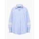 дамски,ризи,french,connection,women's,cambria,stripe,embroidered,long,sleeve,patterned,shirt,blue,white
