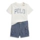 polo,ralph,lauren,unisex,kids,clothing,set,deckwash,white