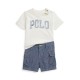 блуза,с,яка,детски,3/4,панталони,polo,ralph,lauren,polo,tee,short,set,in63,deckwash,white