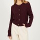дамска,жилетка,дамски,плетени,дрехи,brave,soul,womens,crew,neck,cable,knit,cardigan,with,raglan,sleeve,wine