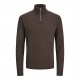 мъжка,плетена,блуза,мъжки,пуловери,jack,and,jones,emil,half,zip,knitted,top,mens,mulch