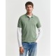 блуза,с,яка,мъжки,тениски,gant,regular,fit,shield,piqu¿,polo,shirt,green