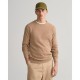 блуза,мъжки,горнища,с,качулка,мъжки,ежедневни,облекла,gant,cotton,piqu,crewneck,sweater,khaki