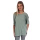 тениска,дамски,тениски,дамски,топове,adidas,yoga,studio,oversized,t,shirt,green