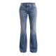 дънки,дамски,дънки,off,white,slim,fit,flared,jeans,blue