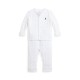 polo,ralph,lauren,unisex,kids,knit,clothing,set,white