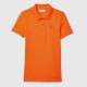 блуза,с,яка,дамски,ризи,lacoste,slim,fit,l.12.d,ribbed,cotton,polo,shirt,orange