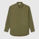 lacoste,oversized,poplin,shirt,khaki