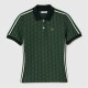 блуза,с,яка,дамски,ризи,lacoste,slim,fit,monogram,jacquard,polo,shirt,green