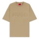 тениска,мъжки,тениски,hugo,dinkee,oversized,fit,t,shirt,beige